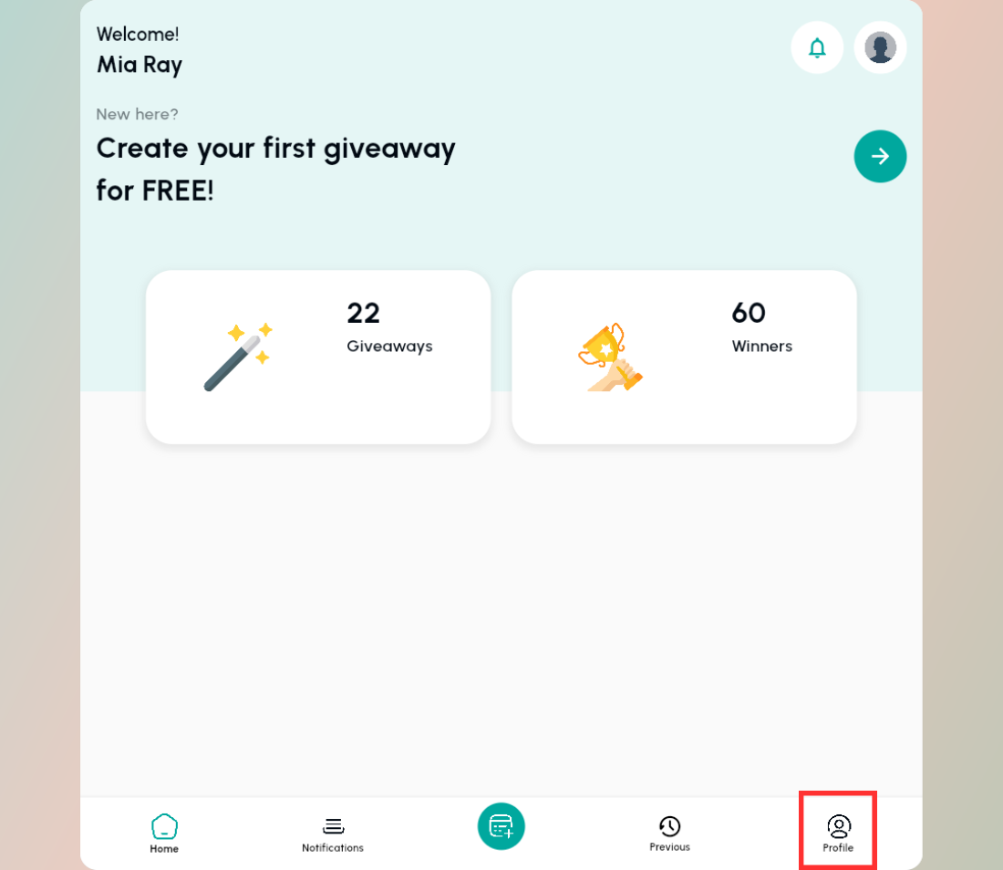 go-to-your-profile - Osortoo Go to your Profile Tab