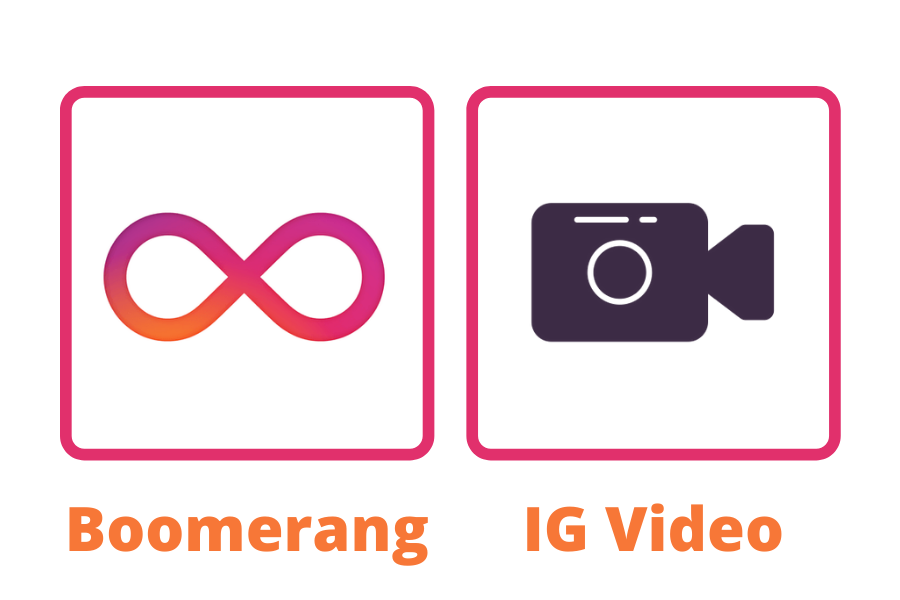 Boomerang and IG Videos work best on Instagram