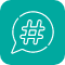 Filter by @mention, #hashtag or “text”