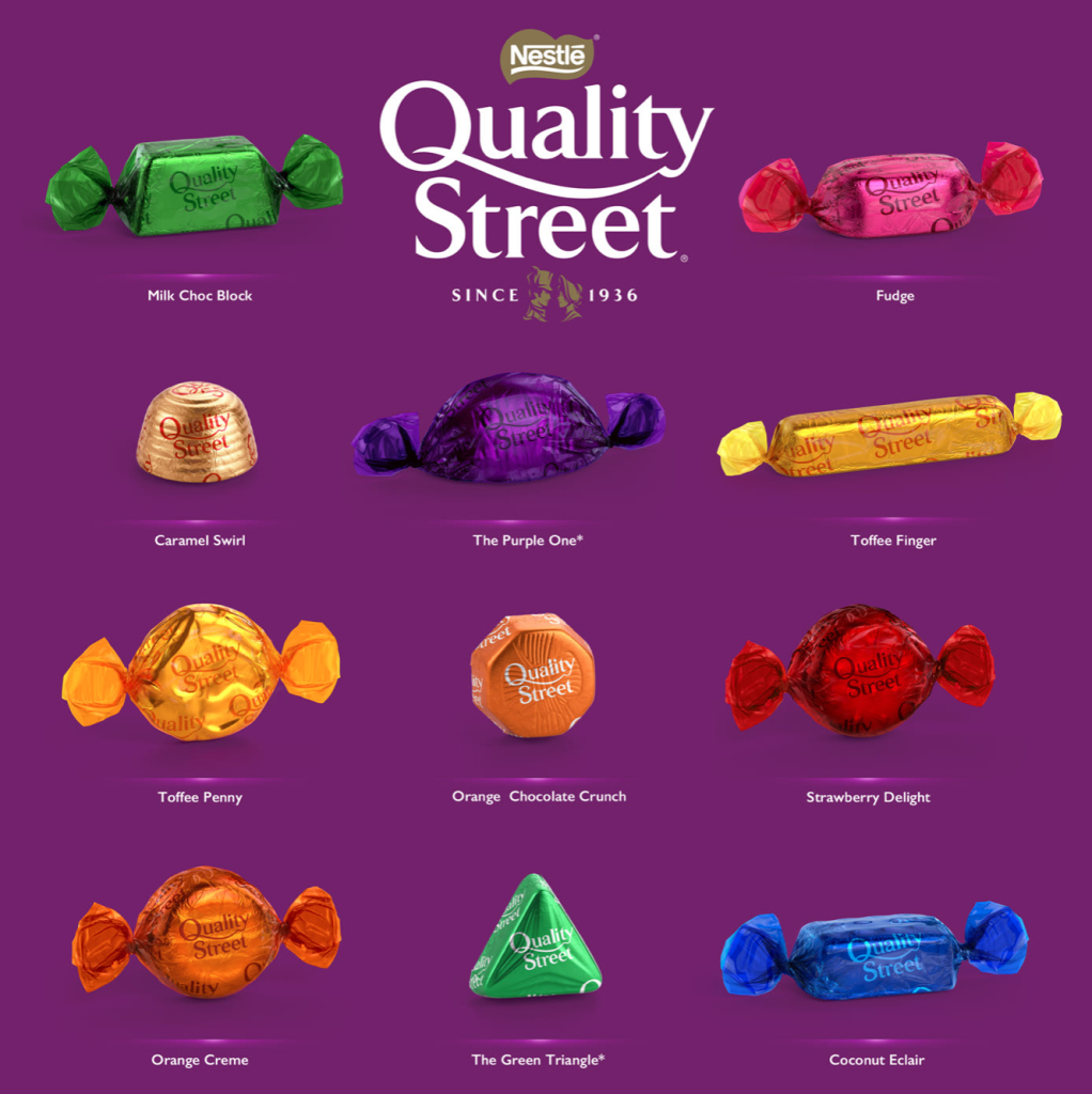 Use an app for picking a winner for Quality Street treats for giveaways