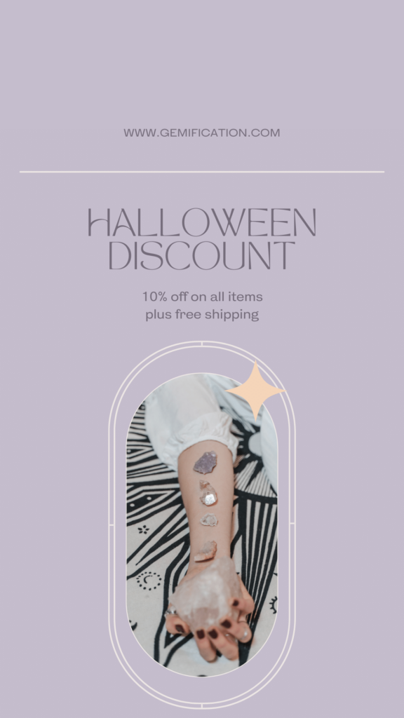 Halloween discount on chakra stones