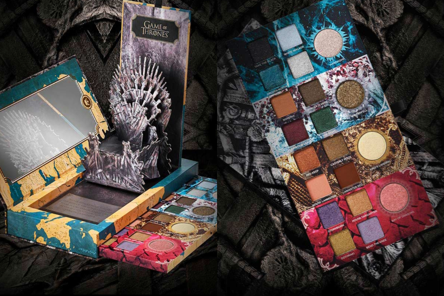 collaboration de marque, collaboration Urban Decay et Game of thrones par exemple.