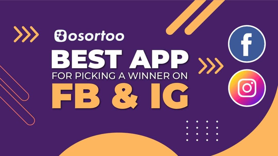 Giveaway Winner Picker Tool for Social Media Contests - Osortoo